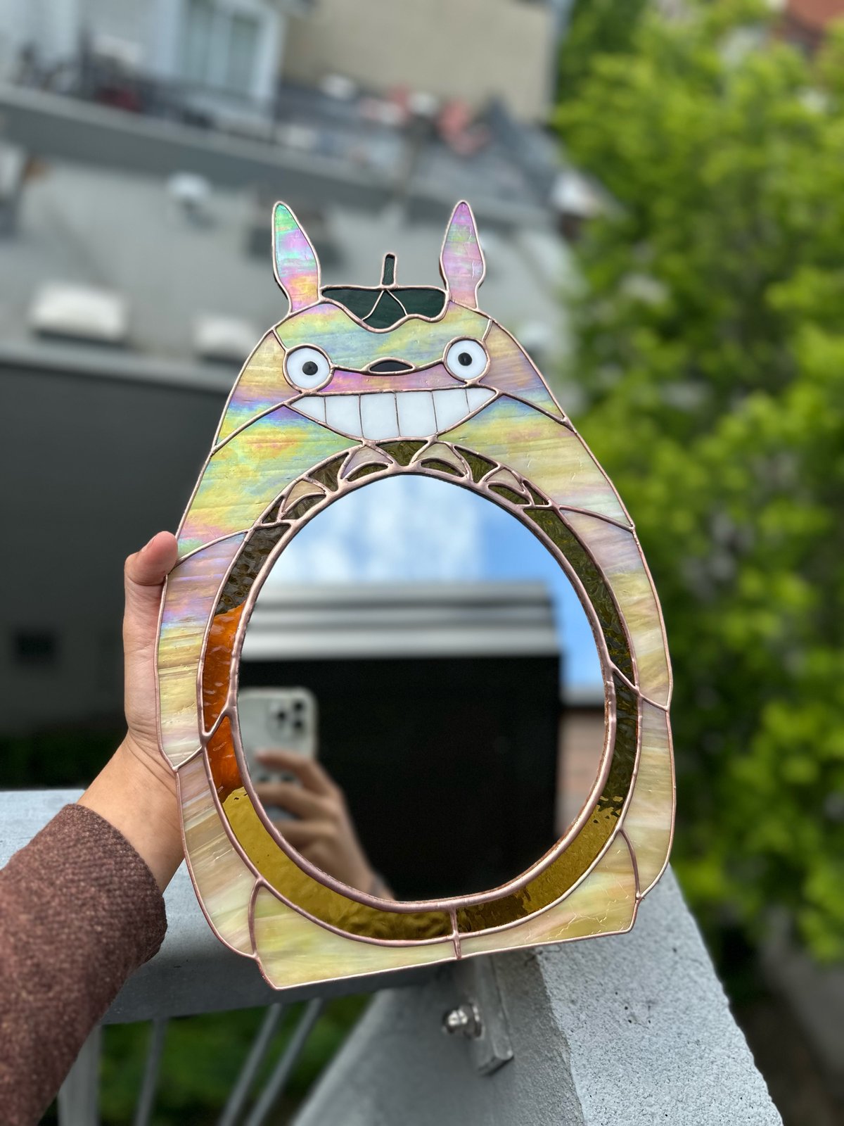 Totoro Mirror CUSTOM PREORDER - Large